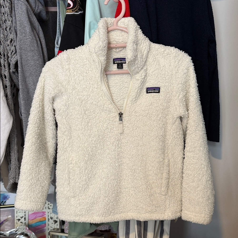 Patagonia Kids' Cream Fleece Pullover
